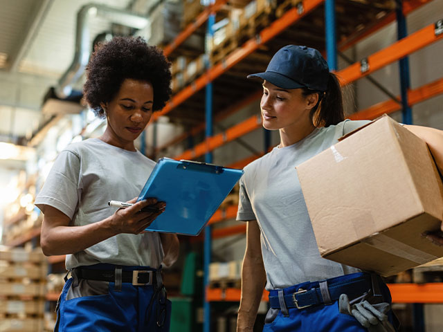 Warehouse workers