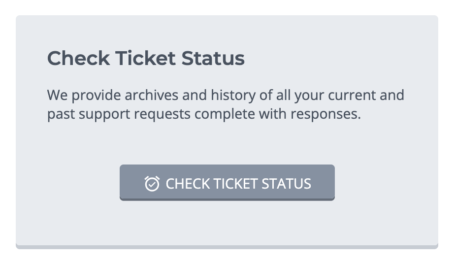check status