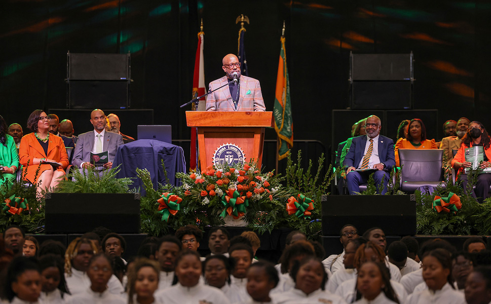  Alum Arturo Nuñez recounts 20 lessons he learned from attending FAMU. (credit: Glenn Beil)