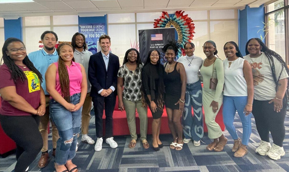 FAMU Study Abroad Students visit the U.S Embassy in Trinidad & Tobago. (credit: Irma Gibson)