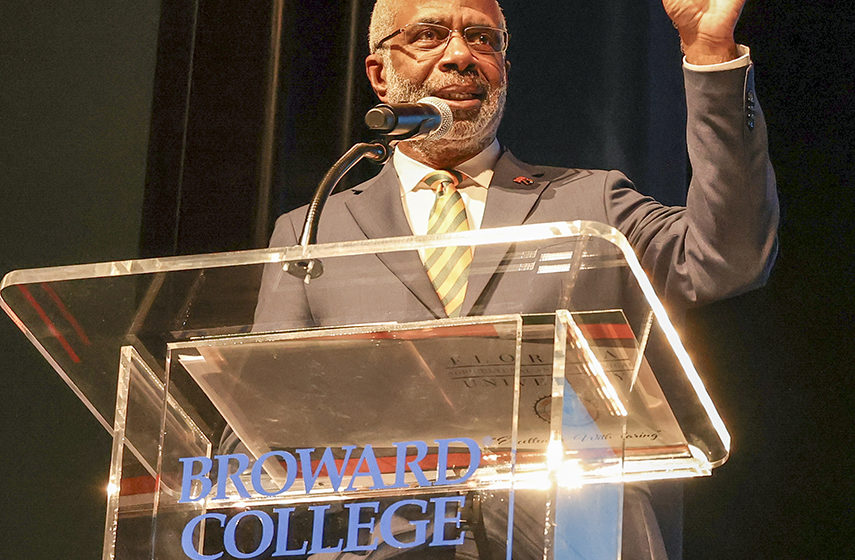 President Robinson at Broward College