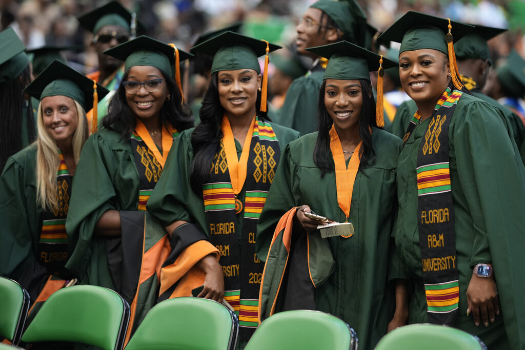 Summer 2024 graduates celebrate. (Credit: Ernest Nelfrard)Summer 2024 graduates celebrate. (Credit: Ernest Nelfrard)