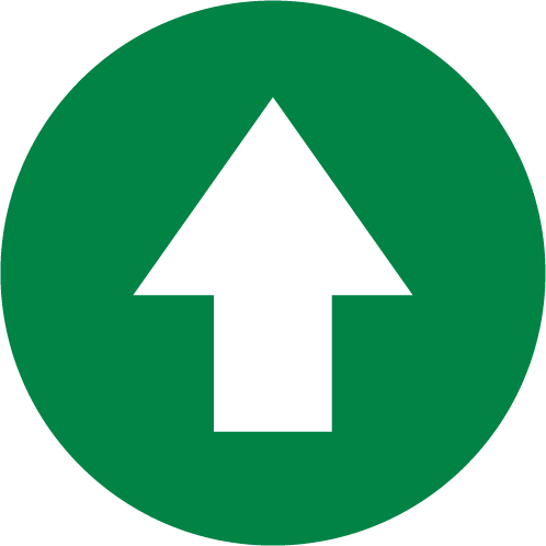 Green Up-Arrow