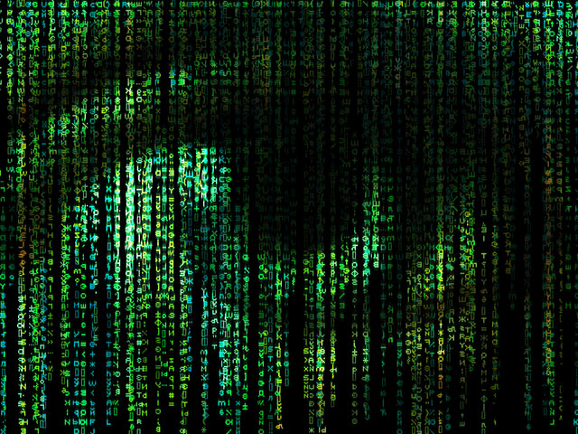 Matrix code that looks like an eye