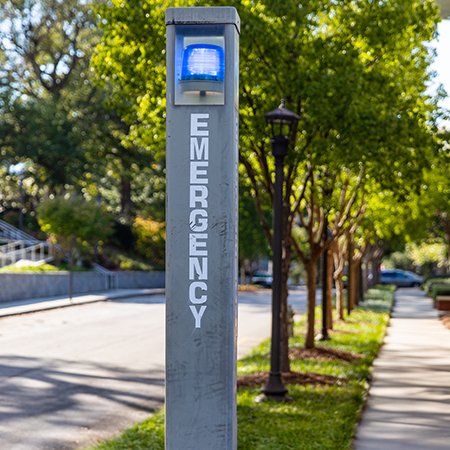 Campus Emergency Blue Light