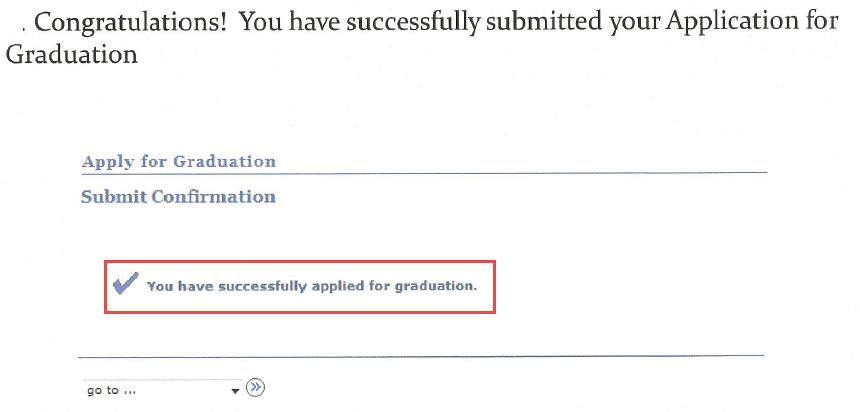 Apply for Graduation