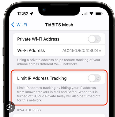 iPhone Network Screenshot