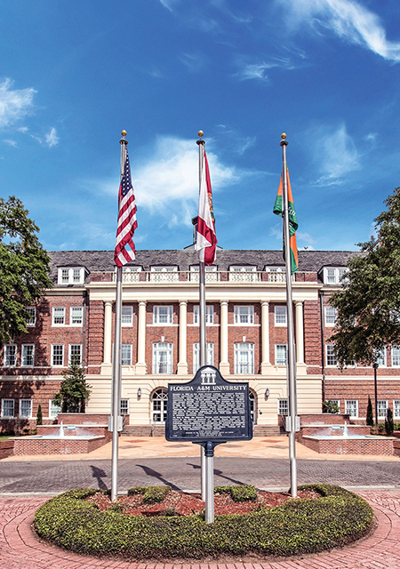 Extierior view of Lee Hall Auditorium