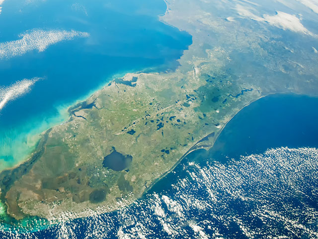 Satellite image of Florida