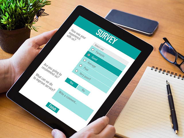 Survey on tablet