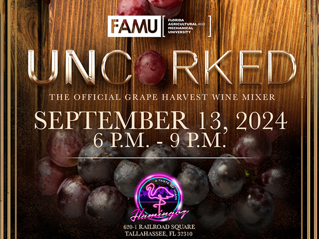 Poster for FAMU Uncorked