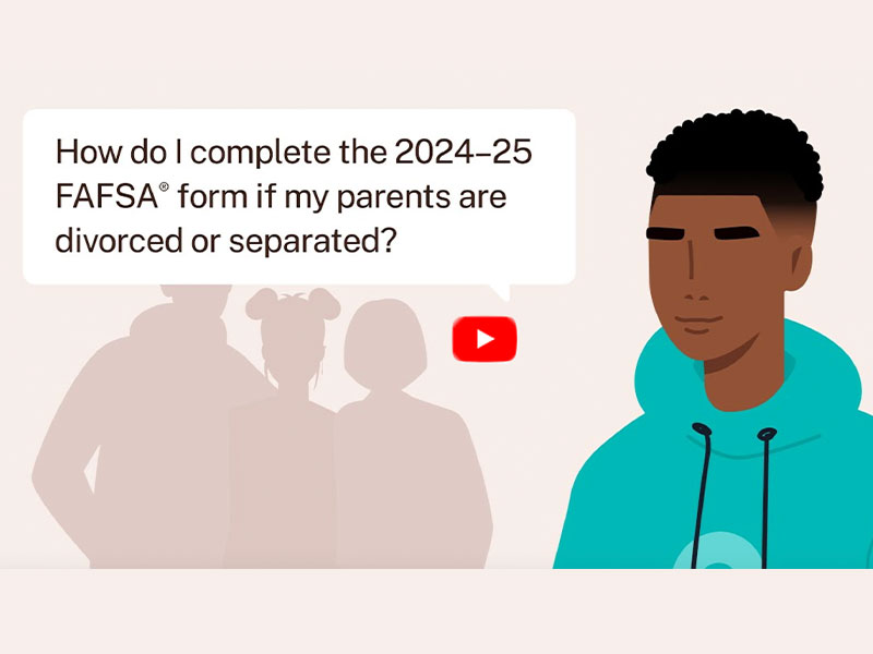 How do I complete the form if my parents are divorced or separated?