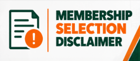 Membership selection disclaimer