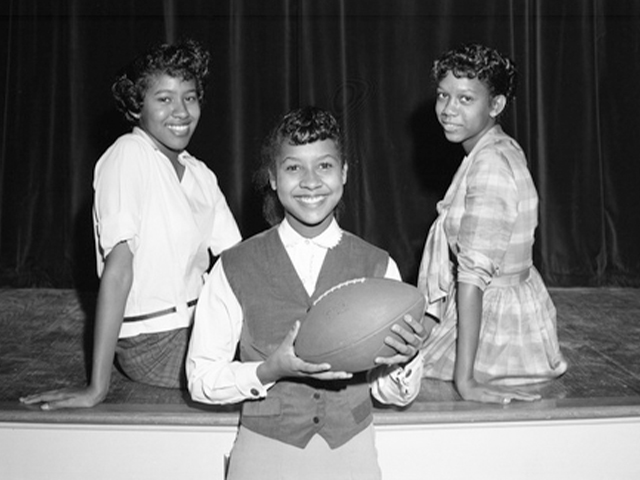 Miss FAMU High School with her attendants